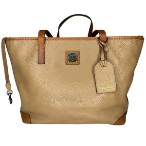 |EUC| DOONEY & BURKE Charleston Pebbled Leather Tote